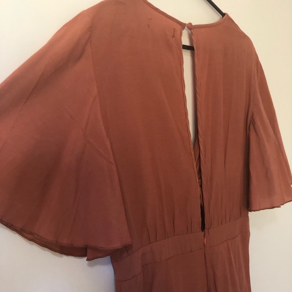 Ally brown short playsuit / romper size 8 - Picture 7 of 11